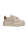 U.S. Polo Assn. Women Round Toe Solid Eleanaor Sneakers