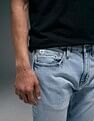 Flying Machine Slash Slim Tapered Fit Jeans