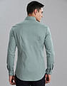 Tommy Hilfiger Solid Slim Fit Plain Woven Shirt