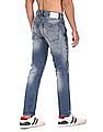 Flying Machine Distressed Michael Slim Tapered Fit Jeans