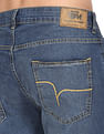 Flying Machine Stone Wash Slash Slim Tapered Fit Jeans