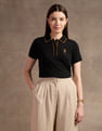 U.S. Polo Assn. Women Tipped Placket Polo Shirt