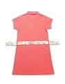 U.S. Polo Assn. Kids Girls Solid A Line Polo Dress