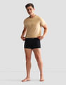 USPA Innerwear Anti Microbial Printed OET14 Trunks - Pack Of 3