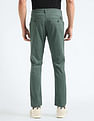 Flying Machine Mid Rise Slash Slim Tapered Fit Chinos