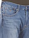 Calvin Klein Men Blue Stone Wash Four-Way Stretch Jogger Jeans