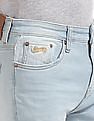 Aeropostale Slim Straight Fit Ripped Jeans