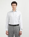 Tommy Hilfiger Herringbone Checked Regular Fit Shirt