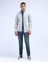 Flying Machine Slash Slim Tapered Fit Jeans
