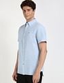 Tommy Hilfiger Solid Regular-Fit Linen Shirt