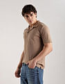 Calvin Klein Jeans Solid Slim Fit Cotton Polo Shirt