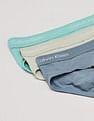 Calvin Klein Underwear Mid Rise Solid Multi Briefs - Pack Of 3