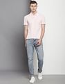 Calvin Klein Tipped Collar Stretch Pique Polo Shirt