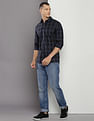 Calvin Klein Jeans Plaid Check Twill Slim Shirt