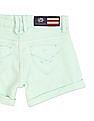 U.S. Polo Assn. Kids Mid Rise Solid Shorts
