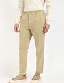 Tommy Hilfiger Kids Tan Solid Trousers for Earthy Style