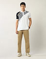 Arrow Sport Colourblocked Regular Fit Polo Shirt