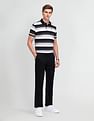 Arrow Sport Horizontal Striped Regular Polo Shirt