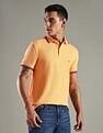 Tommy Hilfiger Solid Regular Fit Cotton Polo T-Shirt