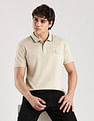 Calvin Klein Jeans Solid Regular-Fit Cotton Polo T-Shirt