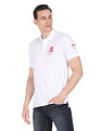 AD by Arvind Solid Sporty Polo Shirt