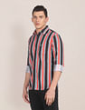 U.S. Polo Assn. Tailored Regular Fit Striped Casual Shirt