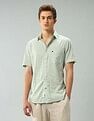 Arrow Sport Air Soft Regular Fit Abstract Shirt