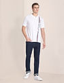U.S. Polo Assn. Brand Print Cotton Polo Shirt