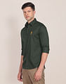 U.S. Polo Assn. Tailored Fit Solid Twill Shirt