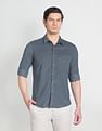 Arrow Sports Polka Dot Print Corduroy Shirt