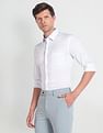 Arrow Vertical Stripe Manhattan Slim Fit Shirt