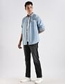 Calvin Klein Jeans Solid Regular Fit Cotton Shirt