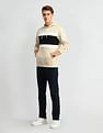 Arrow Sport Colour Block Pure Cotton Sweatshirt