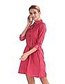 U.S. Polo Assn. Women Geometric Printed Shirt Dress