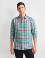 Arrow Sports Linen Blend Slim Fit Shirt