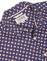 Flying Machine Spread Collar Geometric Print Shirt