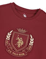 U.S. Polo Assn. Kids Boys Brand Embossed Regular Fit Sweatshirt