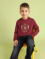 U.S. Polo Assn. Kids Boys Brand Embossed Regular Fit Sweatshirt