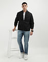 Calvin Klein Jeans Regular Fit Solid Casual Jacket