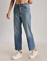Calvin Klein Mid-Wash Bootcut-Fit High Rise Jeans
