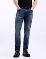 Flying Machine Freddie Slim Straight Fit Stone Wash Jeans
