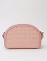 Tommy Hilfiger Logo Beige Pvc Sling Bag
