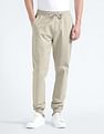 Flying Machine Drawstring Waist Slim Joggers
