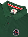 Flying Machine Printed Collar Applique Logo Polo Shirt