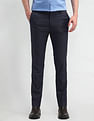 Arrow Slim Fit Mid Rise Trousers