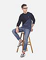 U.S. Polo Assn. V-Neck Panelled Sweater