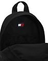 Tommy Hilfiger Solid Black Polyester Backpacks