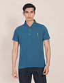 U.S. Polo Assn. Zipper Placket Checked Polo Shirt