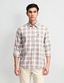 Arrow Sport Tartan Checked Slim Fit Shirt