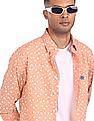 U.S. Polo Assn. Rounded Cuff Printed Casual Shirt